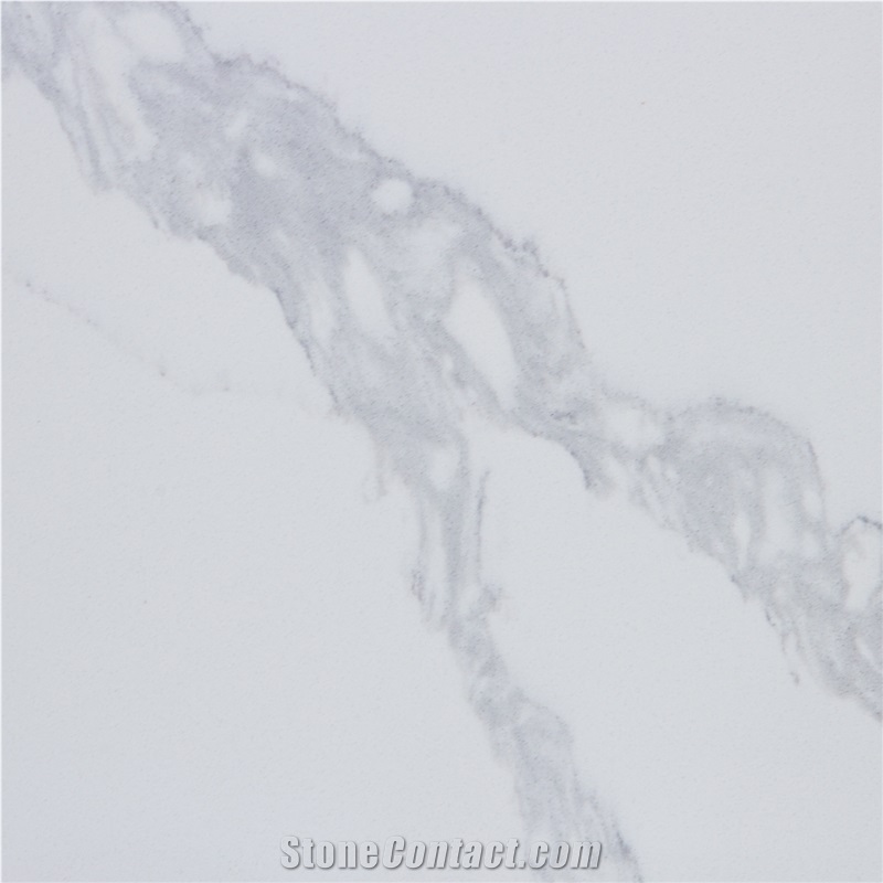 Polished Quartz Calacatta Rivers Xka1160-2-Slabs Quartz Tiles Slabs