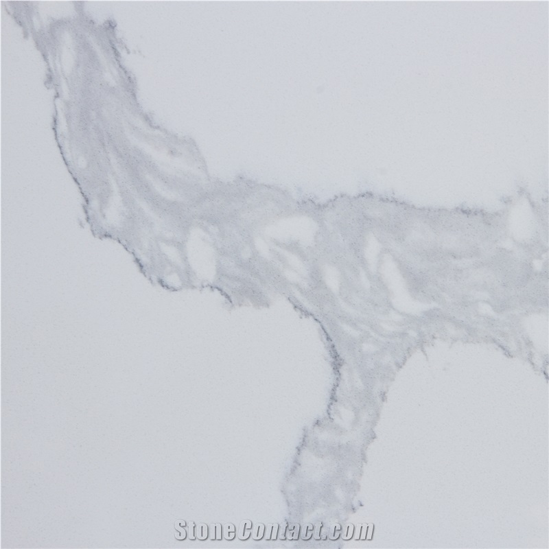 Polished Quartz Calacatta Rivers Xka1160-2-Slabs Quartz Tiles Slabs