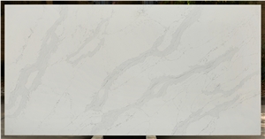 Polished Quartz Calacatta White 03 No.32 Vm-17105 Quartz Tiles&Slabs