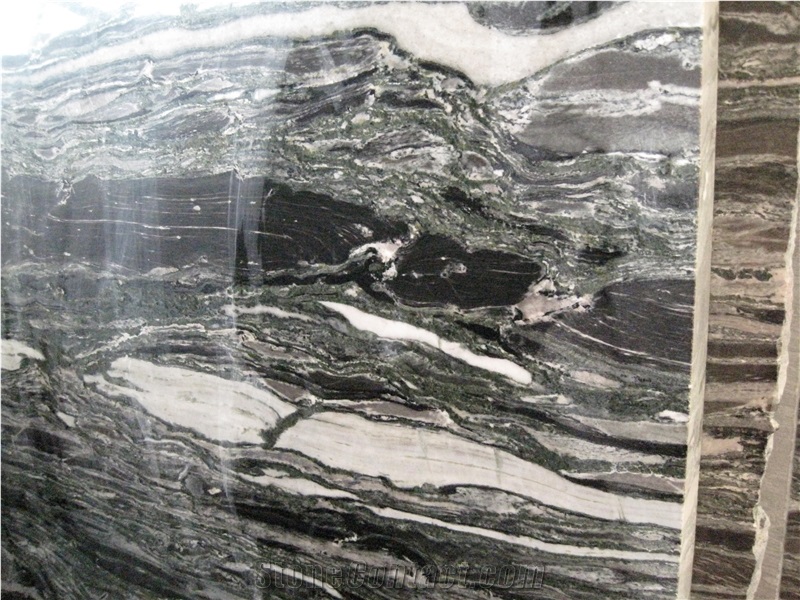 Polished Sea Wave Green Granite Tiles&Slabs Granite Flooring&Walling