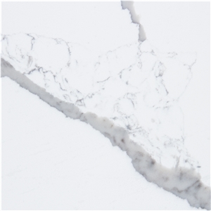 Polished White Quartz Xka1199-Calacatta Flutter Quartz Tiles&Slabs