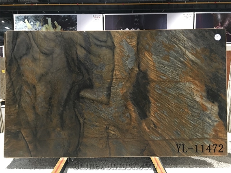 Shangri La Brown / Quartzite Tiles & Slabs ,Floor & Wall ,Cut to Size