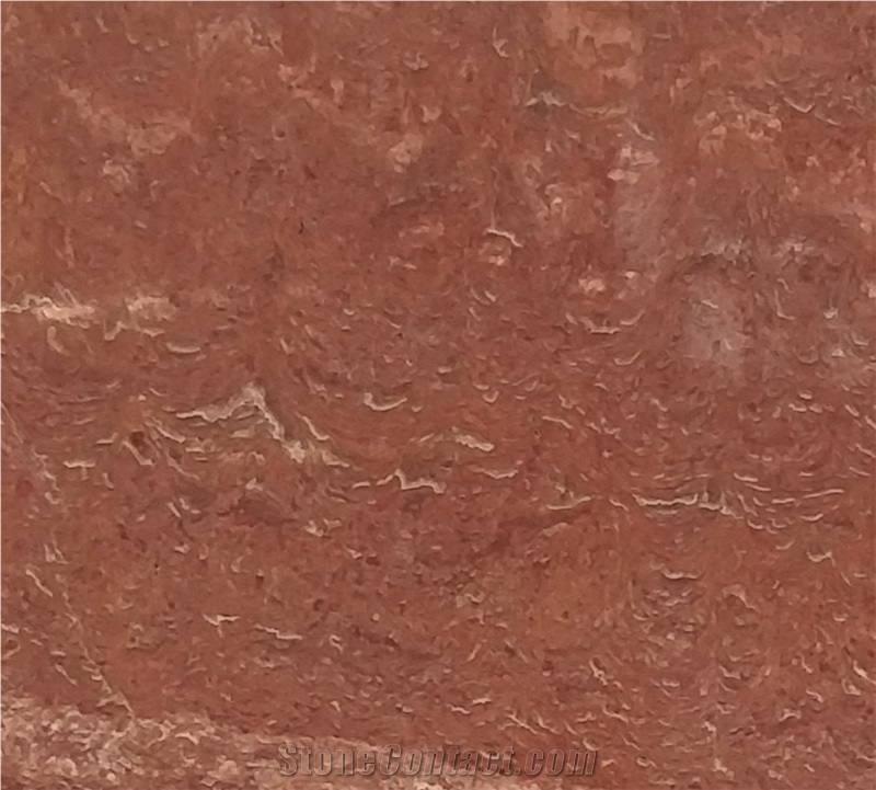 Akdag Red Travertine Sawn Cut for Floor Tile