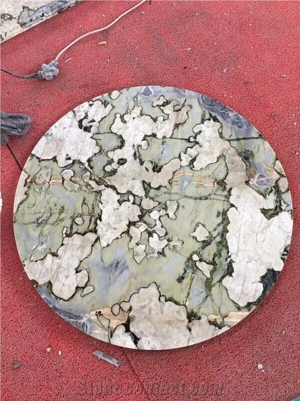 China Custom Made Dark Green Tabletops