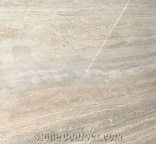 Roman Silver Travertine Slab for Wall and Floor Covering