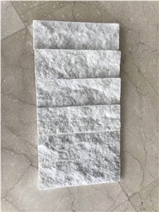 Shinning White Stone Wall Panel Quartzite