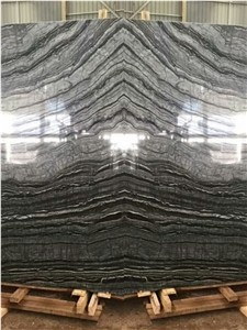Silver Waves/Zebra Black Wooden Forest Brown Marble Stone Slabs&Tiles