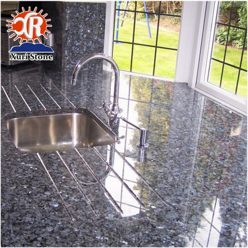 Blue Pearl High Quality Stone Products Prefab Granite Countertops