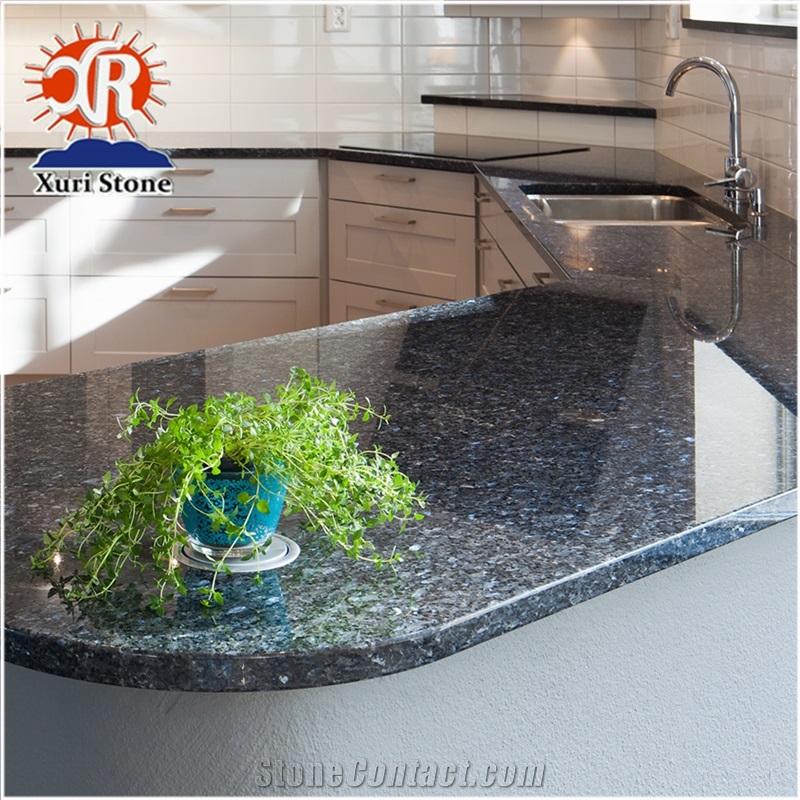Blue Pearl High Quality Stone Products Prefab Granite Countertops