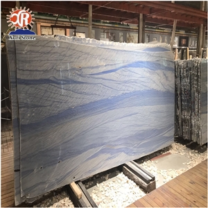 Brazil Blue Color Exotic Blue Sky Quartzite Slab