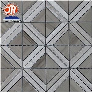 Exquisite Marble Mosaic Athens Wood Grain, Hotel Decorative Stone