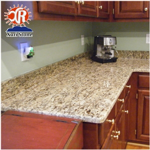Hot Selling Brazil Santa Cecilia Granite Gold Granite Countertops