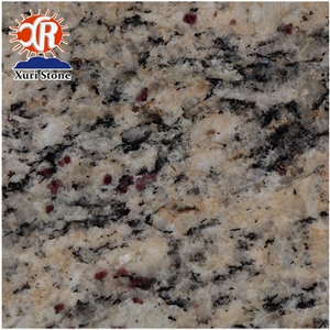 Santa Cecilia Light Gold Granite ,For Flooring, Countertops and Tiles