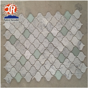 Unique Design Carrara Mosaic Lantern Mosaic Tile