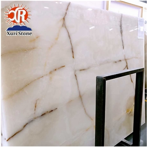 Wholesale High Quality Natural Iran White Onyx Tile