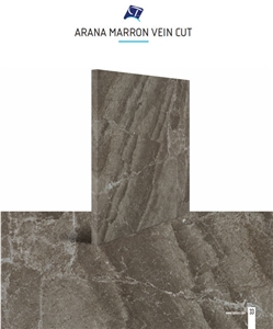 Arana Marron Vein Cut Marble Tiles & Slabs
