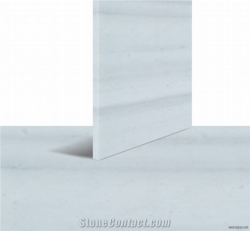 Pasha White Vein Cut Marble Tiles & Slabs