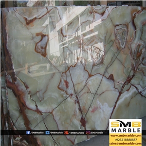 Light Green Pakistani Onyx Slabs