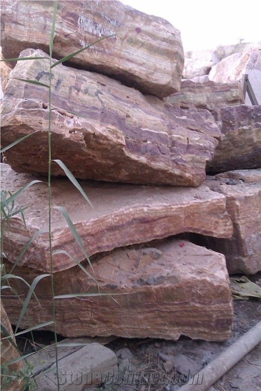 Multi Red Onyx Blocks