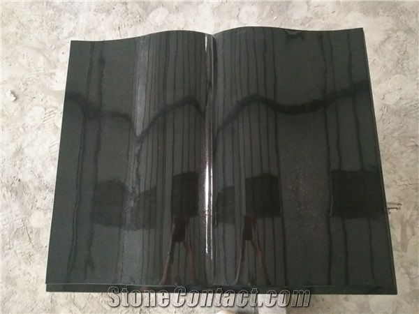Angle Headstones, Heart Headstones, Black Granite Headstone