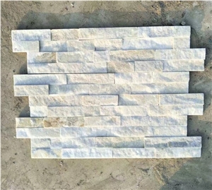 600 X 150mm Z Shape Natural Split Chipped Surface Quartzite Culture Stone