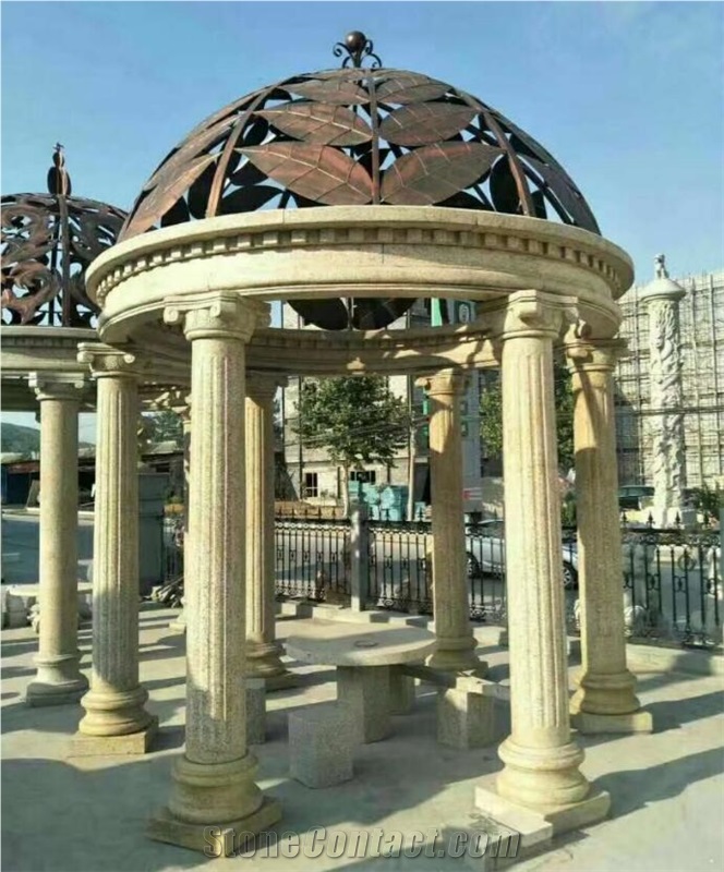 Factory Price Landscape Large Natural Stone Gazebo