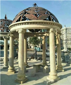 Factory Price Landscape Large Natural Stone Gazebo