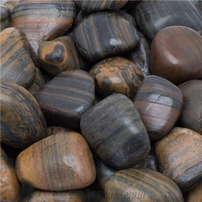 Mixed Colored Polishing River Stones