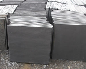 Natural Black Slate Natural Split Finish Tiles