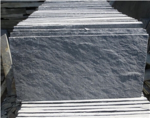 Natural Black Slate Natural Split Finish Tiles