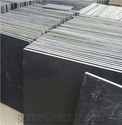 Natural Black Slate Natural Split Finish Tiles