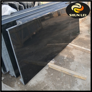 Polished China Black Granite Customized Countertop and Bathroom Vanity