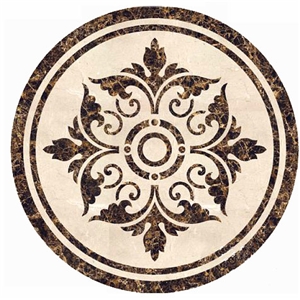 Customized High Quality Waterjet Medallion Tiles for Home Decor