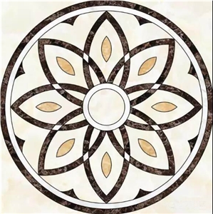 Customized High Quality Waterjet Medallion Tiles for Home Decor
