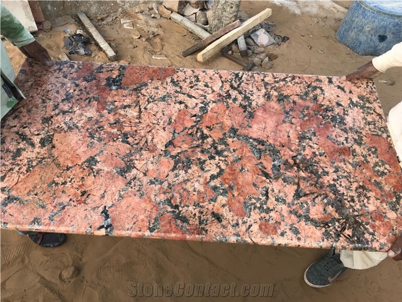 Alaska Red Granite Slabs