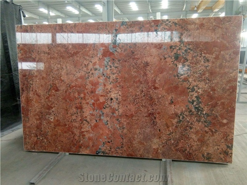 Alaska Red Granite Slabs