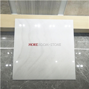 Moreroom Stone Glazed White Onyx Marble Look Porcelain Tile 80x80