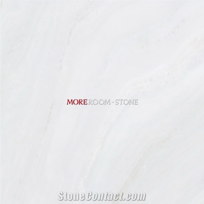 Moreroom Stone Glazed White Onyx Marble Look Porcelain Tile 80x80