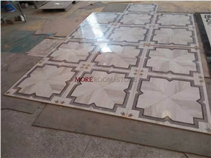 Moreroom Stone Water Jet Marble Look Porcelain Tile Design for Floor