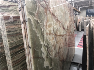 Green Jade Slab Onyx Tiles Factory Price