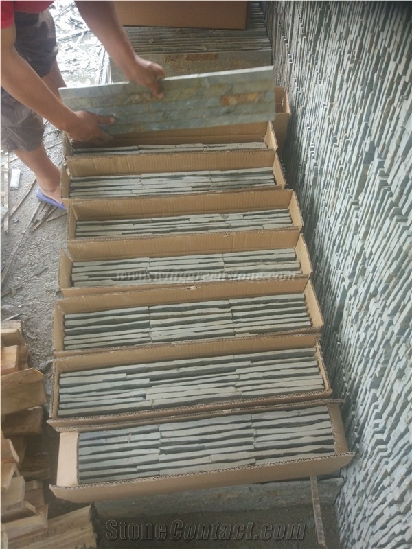 China Rusty Culture Stone Ledgestone/Multicolor Stone Wall Panel