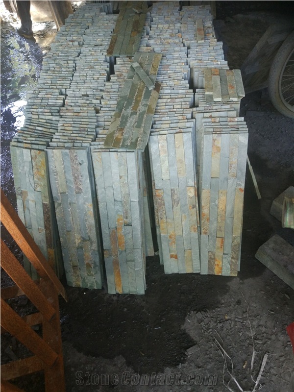 China Rusty Culture Stone Ledgestone/Multicolor Stone Wall Panel