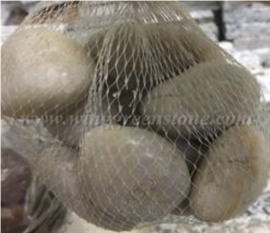White Pebble, Flat Pebble , White Gravel , White River Stone