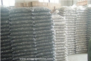 White Pebble, Flat Pebble , White Gravel , White River Stone