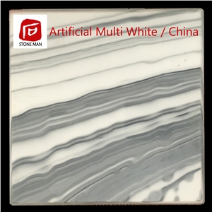 Artificial Multi White Stone