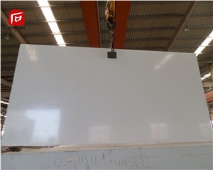 Artificial Pure White Quartz Stone Slab