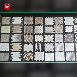 Squared Greed Onyx Jade Marble Mosaic Tiles