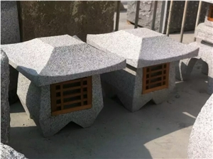 Japanese Lanterns, Oki Gata, Yosumi Lantern, Granite Lantern