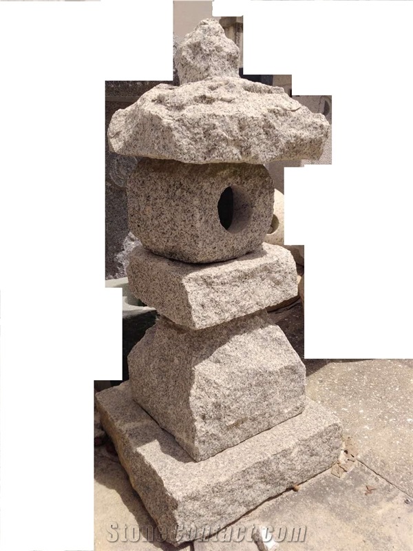 Square Mountain Lanterns, Hermit Lanterns,Japanese Style Stone Lantern