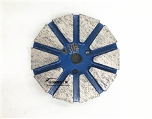4inch Velcro Backed Diamond Grinding Plate for Htc Machine M6